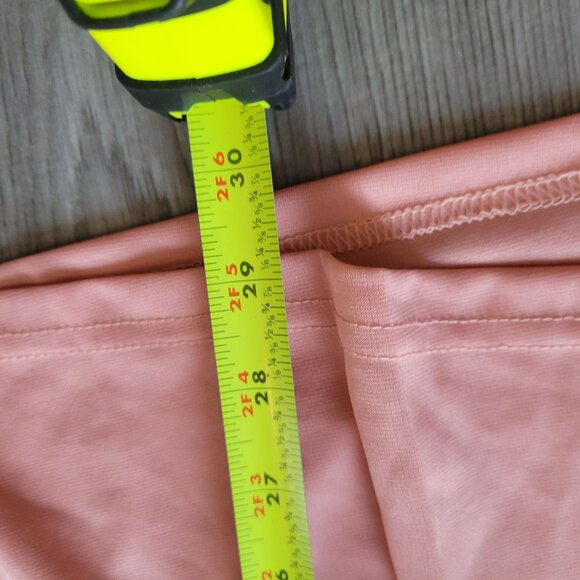 FashionMia Womens Pink Short Sleeve Belted Tunic Dress With Pockets NWT - Picture 5 of 6